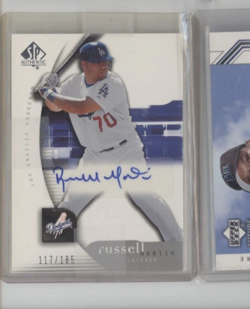 2005 Upper Deck SP Authentic Russell Martin #165 /185 AUTO AUTOGRAH DODGERS SP - Image 1 of 1