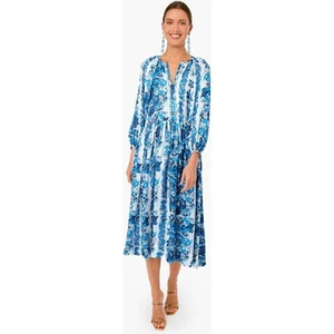 TUCKERNUCK Alix of Bohemia Saranna Bluebell Midi Dress NWT size Medium - Picture 1 of 7