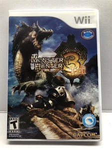 Monster Hunter 3 Tri (Nintendo Wii, 2010) Capcom - Complete w/ Manual - Tested - Picture 1 of 4