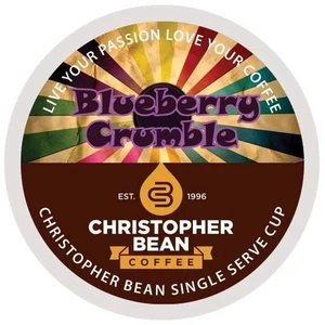 Christopher Bean Coffee Bluberry Crumble taza única K tazas - una caja de 18 unidades - Imagen 1 de 1