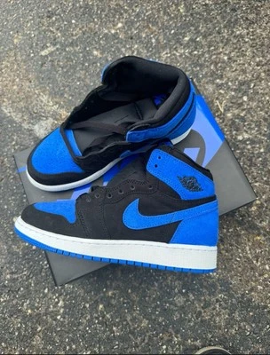DS NUEVO NIKE AIR Jordan 1 Retro OG Alto Real Reimaginado Talla 10.5 Gamuza Azul Foto 1 de 4