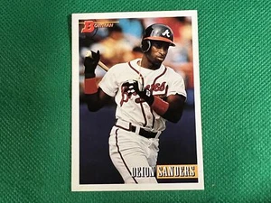 1993 Bowman #438 Deion Sanders Atlanta Braves - Picture 1 of 1