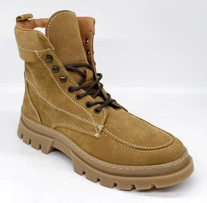 Steve Madden Botas de Apuesta con Cordones para Hombres Talla 10 Gamuza Arena WAGE01M1 - Imagen 1 de 14
