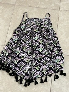 Justice Girls Summer print Blouse Sleeveless top size 6/7 - Picture 1 of 7