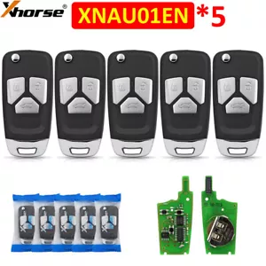 5 Xhorse XNAU01EN For Audi Style Wireless Remote Key 3 Buttons For VVDI Key Tool - Bild 1 von 6