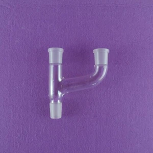 Lab Glass Claisen Adapter 3-Way Distillation Adapter 24/29 - Picture 1 of 1