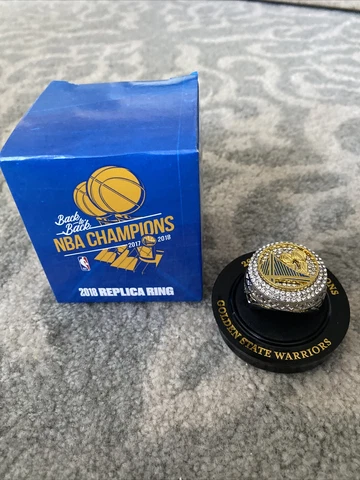 Golden State Warriors 2018 Replica Back to Back Championship Ring SGA NBA  NIB Cover