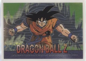 2000 Dragon Ball Z: Chromium Archive Edition Stickers Goku powering up 0c41