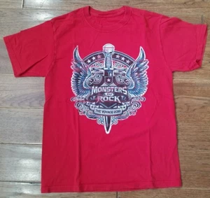 men's Monsters of Rock The Voyage Cruise 2012 Red shirt m l - Picture 1 of 3
