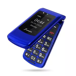 Telefono Cellulare per Anziani Flip Con Tasti Grandi, Contatti Con Immagini, SOS - Foto 1 di 9