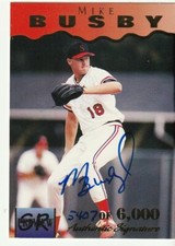 Mike Busby 1995 Signature Rookies Previews 5407/6000 St Louis