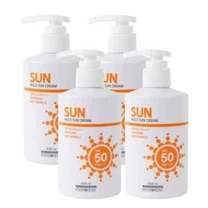FOODAHOLIC Pompa Multi Crema Solare Tipo 250ml (8,45oz)x4pz (SPF50/PA+++) - Foto 1 di 12