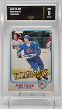 Peter Stastny - Rookie Card - 1981 OPC #269 - Graded 9 - MT, Amazing Card!