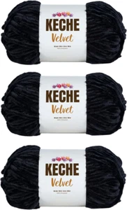 Keche Velvet Yarn for Crocheting, Soft Chenille Bulky Baby Blanket Amigurumi Yar - Picture 1 of 12