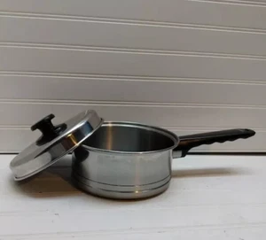 Lifetime Saucepan 1.5 Qt Regal Ware Stainless Butter Gravy Milk Pot & Lid - Picture 1 of 6