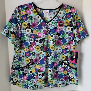 Scrubstar Woman's Floral Scrub Top Size 3XL NEW - Picture 1 of 1