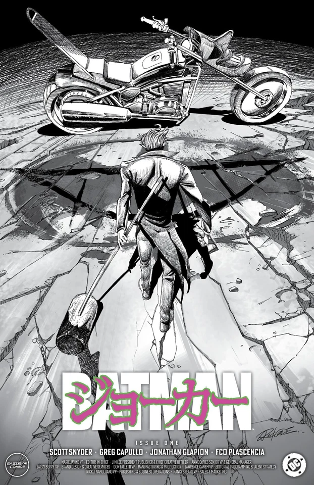 BATMAN (NEW 52) #1 REDCODE MEGACON 2025 EXCL AKIRA JOKER B&W HOMAGE VARIANT - Image 1 of 1