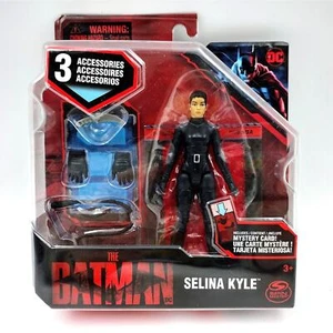 Selina Kyle THE BATMAN movie 2022 4" action figure SPIN MASTER 3 accessories - Picture 1 of 3