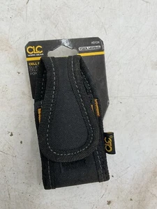 CLC 5124 BLACK NEOPRENE CELL PHONE TOOL HOLDER POUCH METAL CLIP 3438165 - Picture 1 of 6