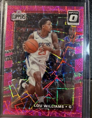2017-18 Donruss Optic Lou Williams Pink Velocity #4/79 #65 - Image 1 of 4