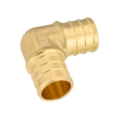 EFIELD 3/4 inch x 3/4inch Pex Elbow Crimp Brass Fittings Lead Free Free Shipping
