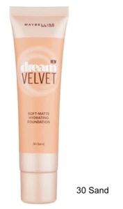 6 × Maybelline Dream Velvet Soft Matte Hydrating Foundation 30ml - 30 Sand - Picture 1 of 1