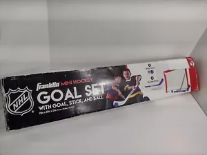 NHL FRANKLIN GOAL,STICK AND BALL SET MINI HOCKEY 28INX20INX12IN, -NEW.. - Picture 1 of 11