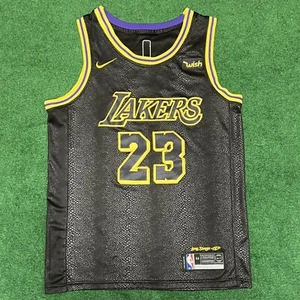 Maglia LeBron James Los Angeles Lakers nera Mamba Lore Series Nike Swingman 44 - Foto 1 di 9