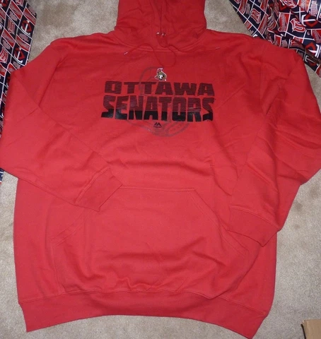 NEW NHL Ottawa Senators BIG & TALL Hoodie Hooded Sweatshirt 3XLT Men NEW NWT Cover