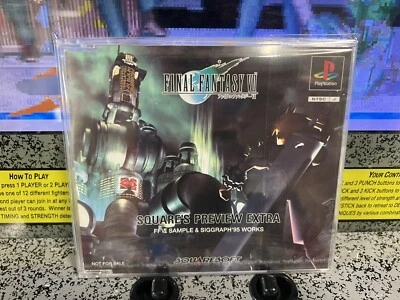 1996 PS1 Final Fantasy VII Sample Demo Square Preview Extra JPN Brand NEW SEALED - Image 1 of 4