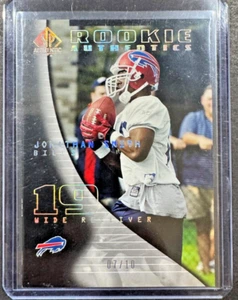 2004 SP Authentic Rookie UD Black Short Printed /10 JONATHAN SMITH Bills #112 - Picture 1 of 2