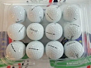 12 SNELL MTB RED GOLF BALLS PEARL/PEARL 1 GRADE - Picture 1 of 1