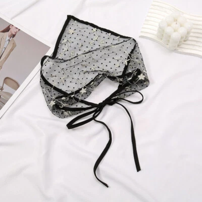 Diadema de encaje fino de verano para mujeres bufanda floral pañuelo pañuelos 50*30 cm Foto 1 de 4