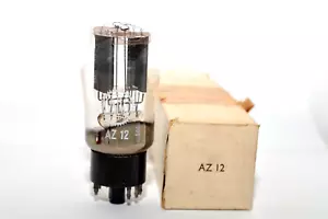 MIL spec Vintage Valvo AZ12 Radio Rectifier Tube / Amps / Funke W19, NIB, NOS - Bild 1 von 9