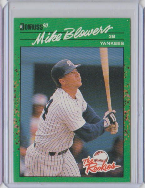 1990 Donruss The Rookies Rookie Card #26 Mike Blowers New York Yankees - Image 1 of 1