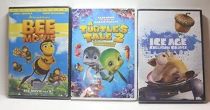 Bee Movie / A Turtle's Tale 2 / Ice Age Collision Course (DVDs) Trilogy Bundle - Picture 1 of 18