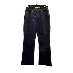 Levis Womens 512 Perfectly Slimming Bootcut Jeans Size 10 Blue - Picture 1 of 12
