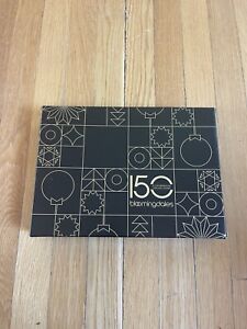 Bloomingdales 150 Anniversary  Black Gift Box with Tissue 11x8x2” New