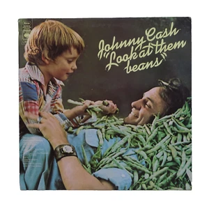 JOHNNY CASH look at them beans (1st uk press) LP CBS 81012, vinyl, album  EX/EX - Picture 1 of 9