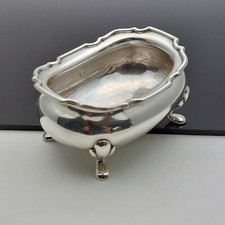 Cerchio Chippendale Argento Sterling 42g Salina Più Grande Birmingham 1925