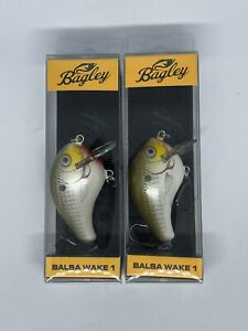 Bagley Balsa Wake 1 - Olive Shad - 5/16 oz - 2 1/4" Fishing Lure Lot of 2