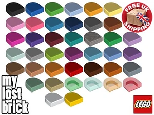 LEGO - Part 24246 - Half Circle Tiles 1x1(1/2) (Pack of 5) + NEW + SELECT COLOUR - Picture 1 of 42