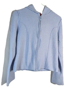 Wassio stretch blue women's full zip hoody XL - Picture 1 of 5