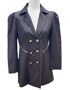 Airydress Long Line Jacket Lapel Collar Women's UK Size Medium M - Picture 1 of 7