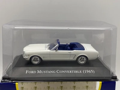 * Ford Mustang Convertible 1965 1:43 Ixo Altaya auto metallo Diecast - Immagine 1 di 2