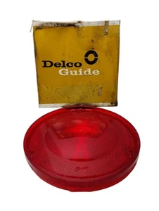 Vintage 6" Red GM Chevy Tail Light Lens Cover Guidex Guide SAE STIAP 65 Step - Bild 1 von 7
