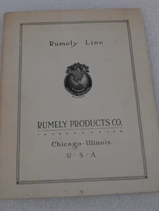 ANTIQUE RUMELY CHICAGO FARM IMPLEMENTS TRACTORS & PLOWS EQUIPMENT CATALOG 1900 - Picture 1 of 14