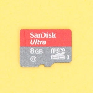 SanDisk Ultra 8GB Micro SDHC Memory Card (Micro SD) for Cameras, Phones etc. - Picture 1 of 1