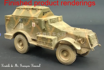 Impresión 3D Modelo 1/72 Francia Coche Blindado Modelo Panhard 179 Sin Pintar Foto 1 de 4