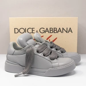 Dolce & Gabbana Mega Skate, Men's 45 (12 US) Grafite Grey Sneakers - Picture 1 of 7